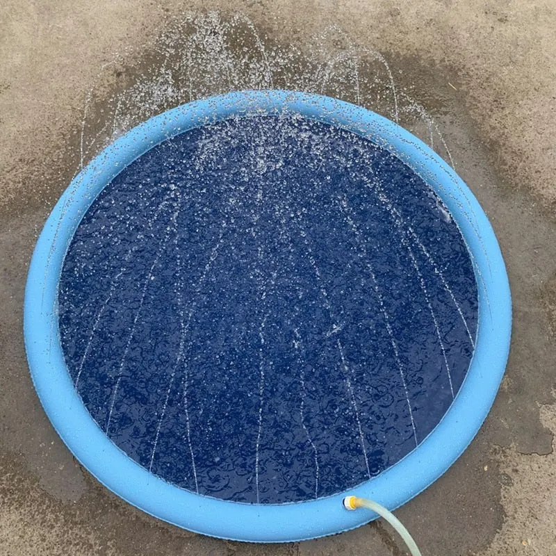 170*170cm Pet Sprinkler Pad Play Cooling Mat Swimming Pool