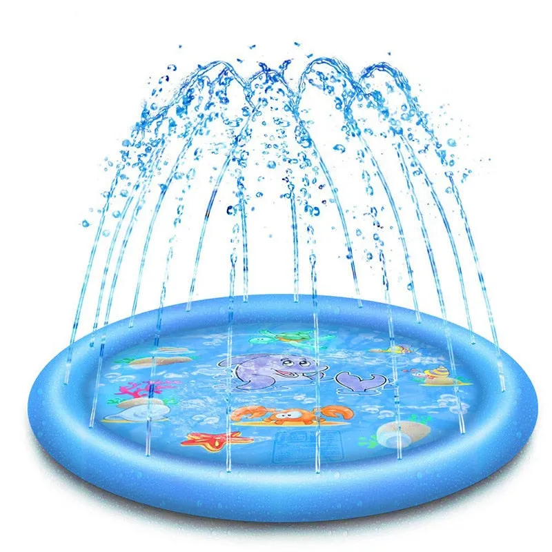 170*170cm Pet Sprinkler Pad Play Cooling Mat Swimming Pool