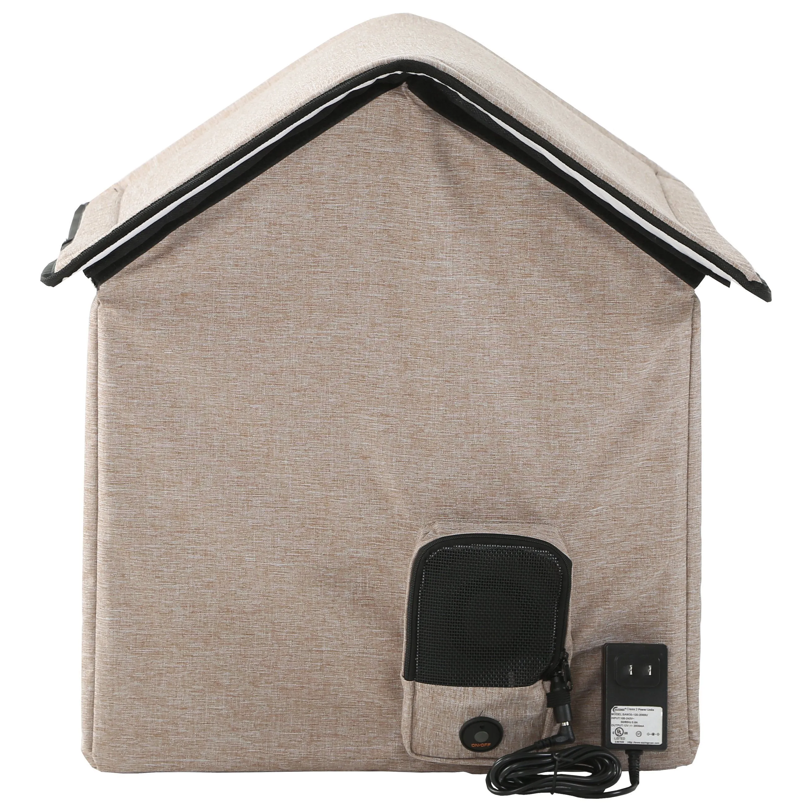 Pet Life 'Hush Puppy' Collapsible Electronic Heating and Cooling Smart Pet House