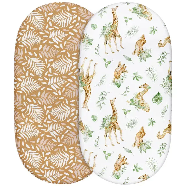 Safari Crib Mattress Cover set of 2