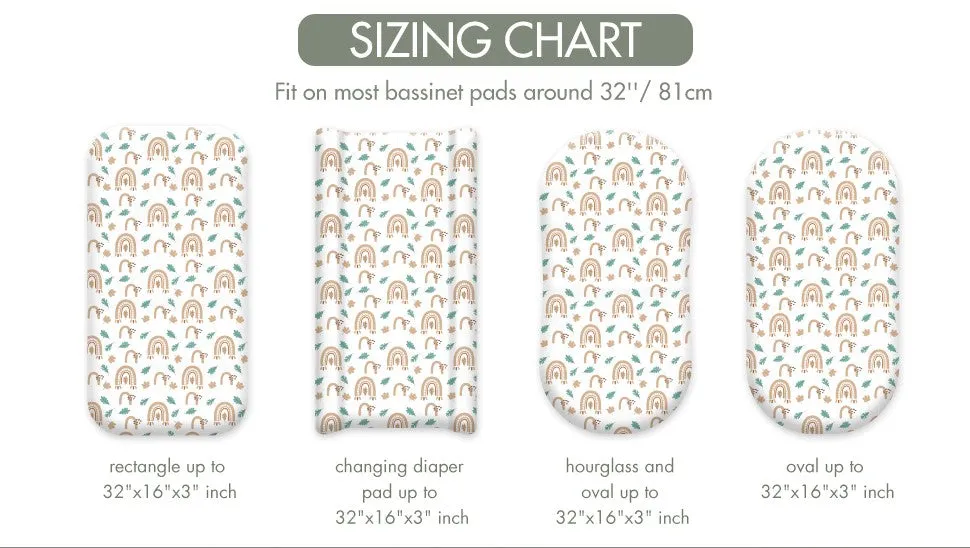 Safari Crib Mattress Cover set of 2