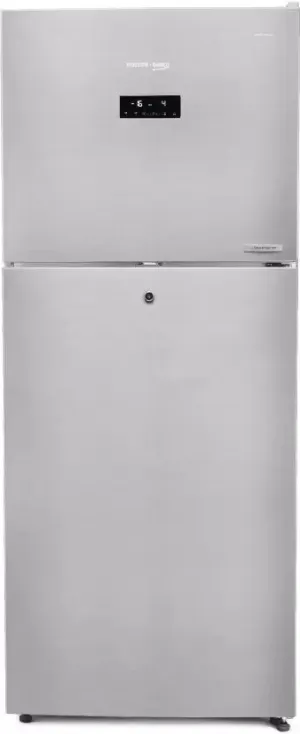 Voltas Beko RFF4653XPCF 432 L Frost Free Double Door Top Mount 2 Star Refrigerator  (PET INOX)